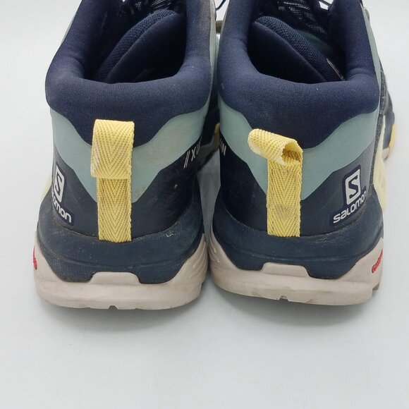 Salomon X Ultra 4 Hiking Trail Running Shoes Womens 7 Blue Low Top 416228 - Picture 4 of 9